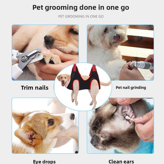 Pet Grooming Hammock Restraint Bag for Cat and Dog Nail Trimming