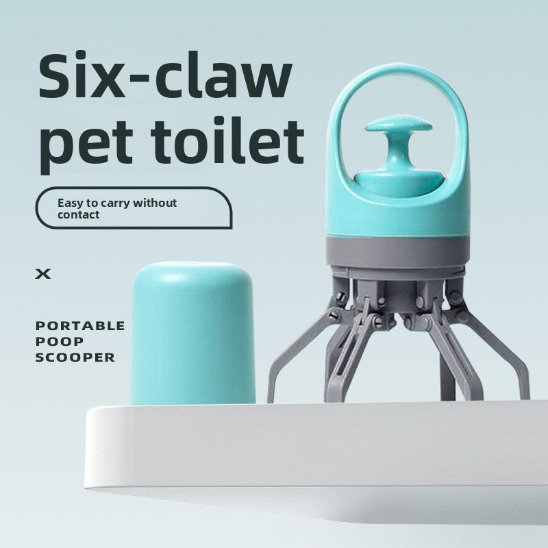 Portable Pet Waste Scooper with Garbage Bags